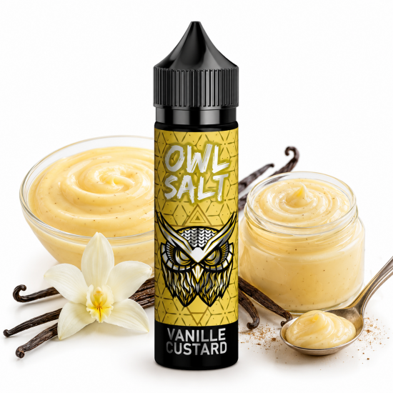 Vanille Custard Aroma OWL Salt Longfill 10 ml in 60 ml