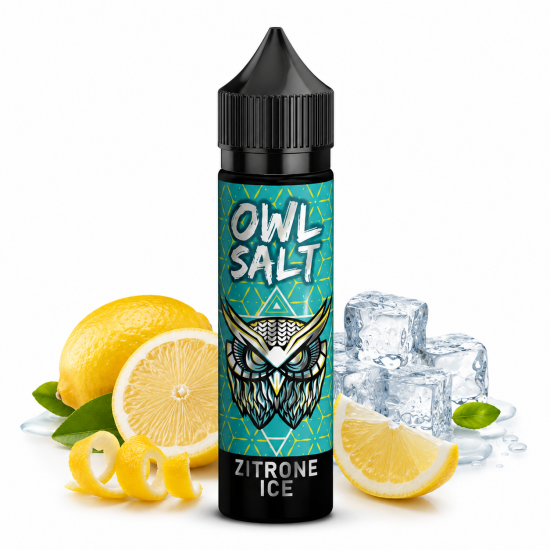 Zitrone Ice Aroma OWL Salt Longfill 10 ml in 60 ml
