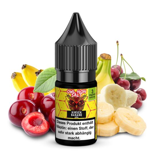 OWL Non SALT Liquid Kirsch Banane 10 ml