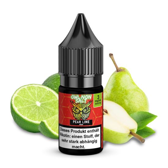 OWL Non SALT Liquid Pear Lime 10 ml