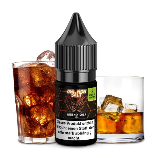 OWL Non SALT Liquid Whiskey Cola 10 ml