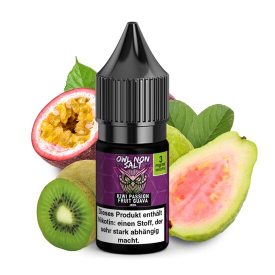 OWL Non SALT Liquid Kiwi Passionfruit Guava 10 ml 3 mg