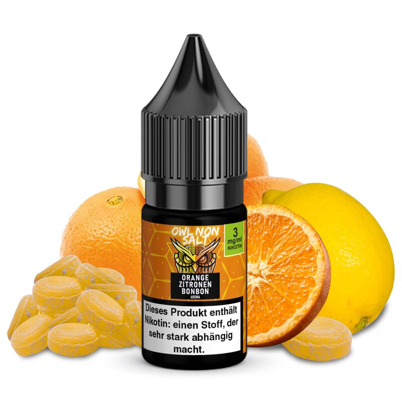 OWL Non SALT Liquid Orange Zitronenbonbon 10 ml 3 mg