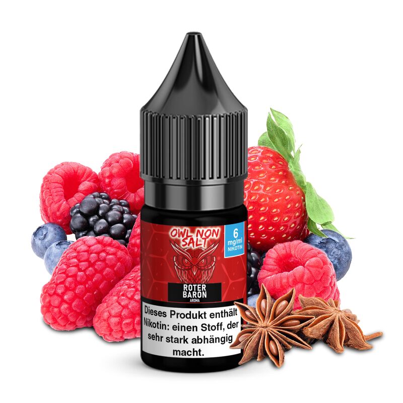 OWL Non SALT Liquid Roter Baron 10 ml 6 mg