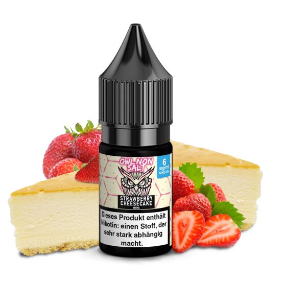 OWL Non SALT Liquid Strawberry Cheesecake 10 ml 6 mg