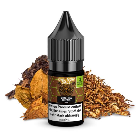 OWL Non SALT Liquid Virginia Blend 10 ml 3 mg