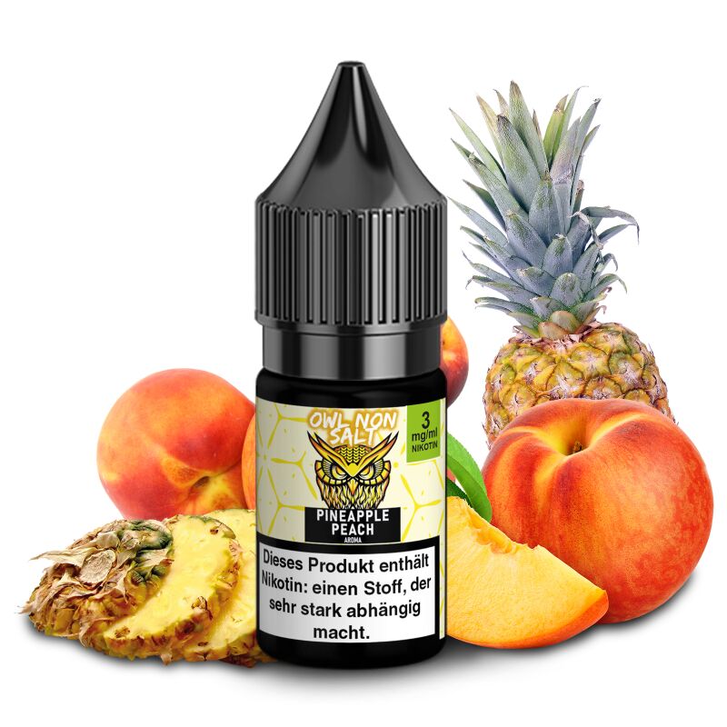 OWL Non SALT Pineapple Peach 10 ml 3 mg