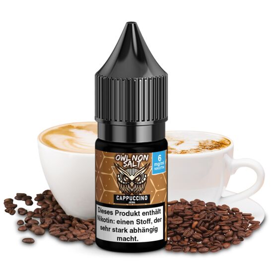 OWL Non SALT Liquid Cappuccino 10 ml 6 mg
