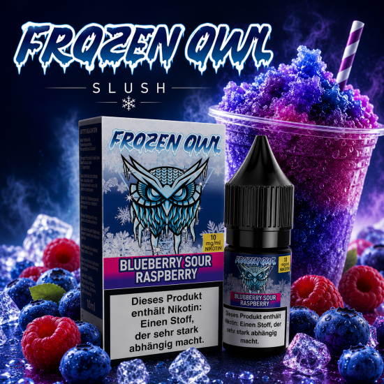 Liquid Blueberry Sour Raspberry Aroma - Frozen OWL 10 ml
