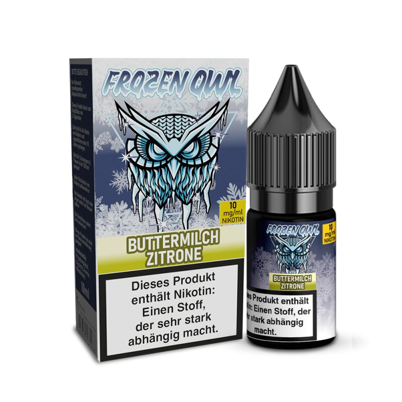 Liquid Buttermilch Zitrone Aroma - Frozen OWL 10 ml 10 mg