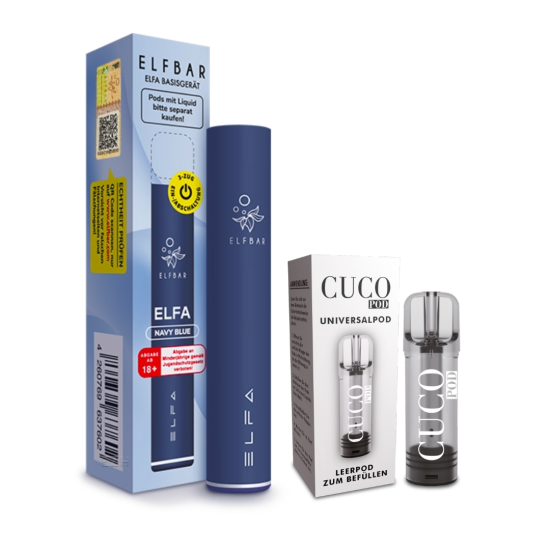 ELFA Pod Kit 500 mAh Akkueinheit Blau + Cuco Pod Set