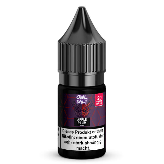 Liquid Apple Plum Aroma - OWL SALT 10 ml 20 mg