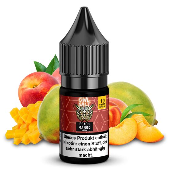 Peach Mango Liquid | OWL SALT Nikotinsalz 10 ml 10 mg