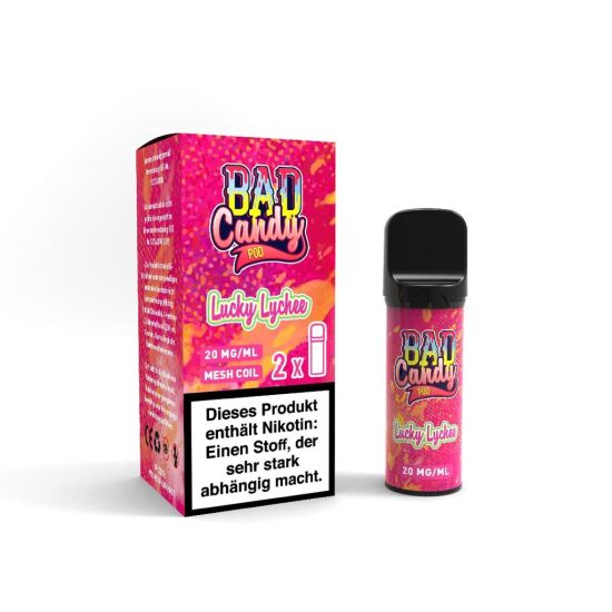 Litschi Fruchtmix Pod | Prefilled Pod 2ml (Bad Candy) 20 mg