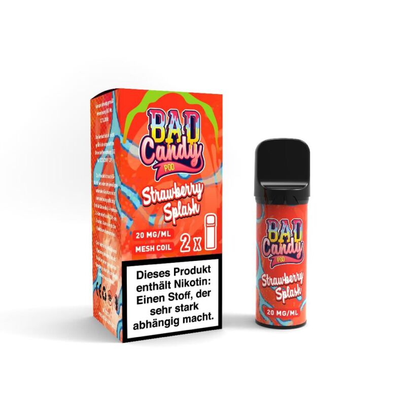 Beeren Erdbeere Pod | Prefilled Pod 2ml (Bad Candy) 20 mg