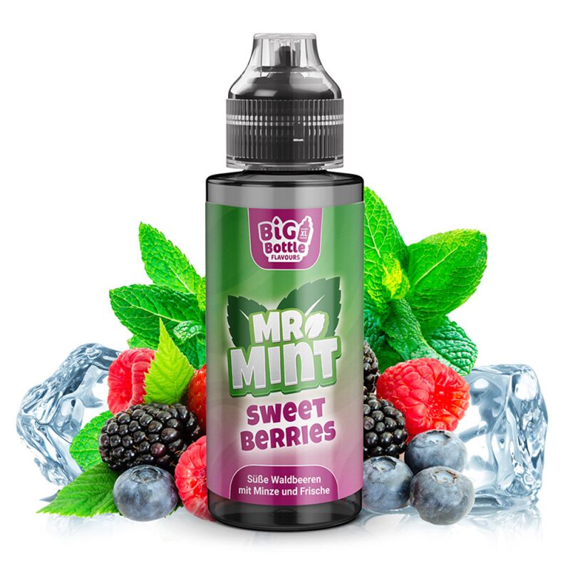 Aroma Himbeer Minze Big Bottle Flavours - Mr. Mint Sweet Berries 10 ml