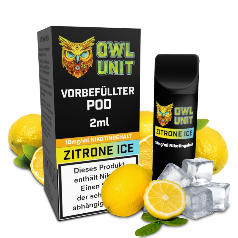 OWL Unit Tankeinheit Podsystem Zitrone Ice 2 ml 10 mg