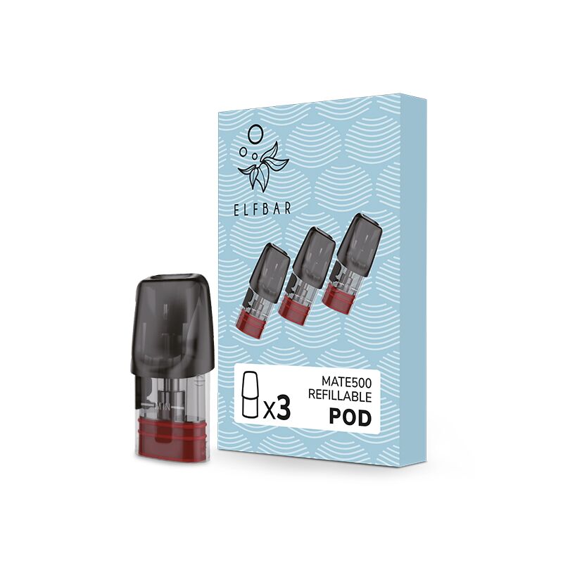 Elfbar MATE 500 Pod 1,6 ml (3 Stück) 1,2 Ohm - Kompatibel mit Elfbar MATE