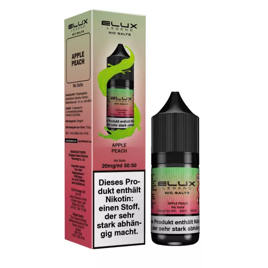 Liquid Apfel Pfirsich - Elux Apple Peach