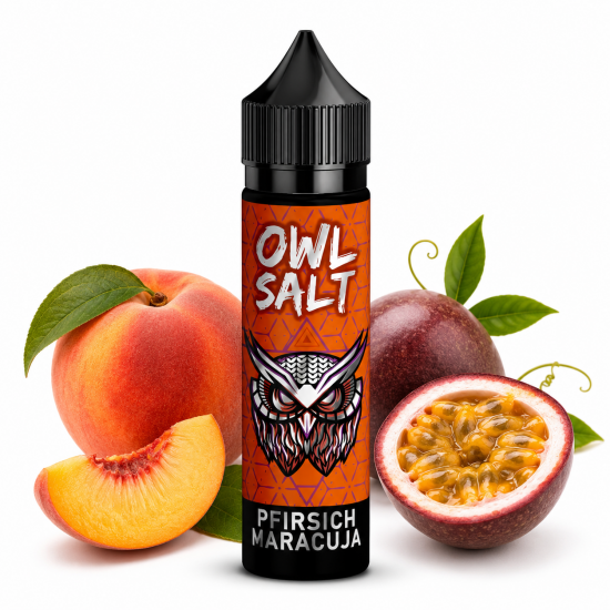 Pfirsich Maracuja Aroma OWL Salt Longfill 10 ml in 60 ml