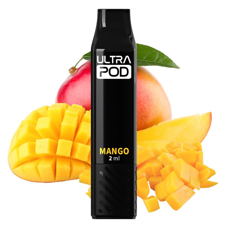 ULTRAPOD Prefilled Pod Doppelset Nikotinsalzliquid Mango + 500 mAh Akku