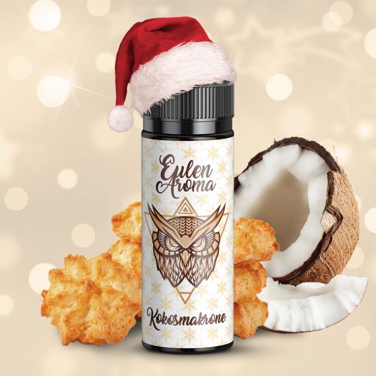 Eulen Aroma Weihnachtsedition Kokosmakrone 100 ml