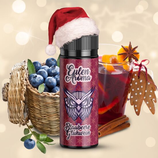 Eulen Aroma Weihnachtsedition Blaubeere Glühwein 100 ml