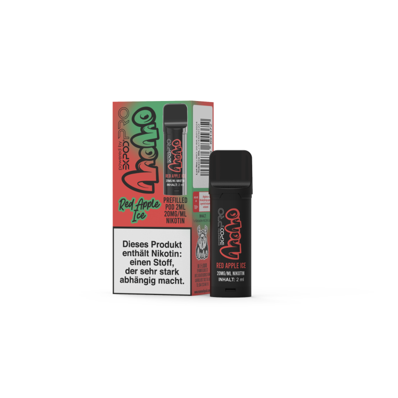 Red Apple Ice Pod | Prefilled Pod 2ml (Momo Expod Pro) 20 mg