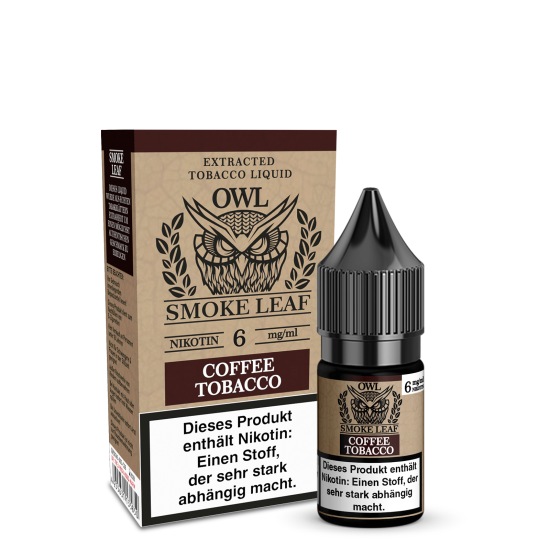 OWL Smoke Leaf Coffee Tobacco Aroma Nikotinliquid 10 ml 6 mg