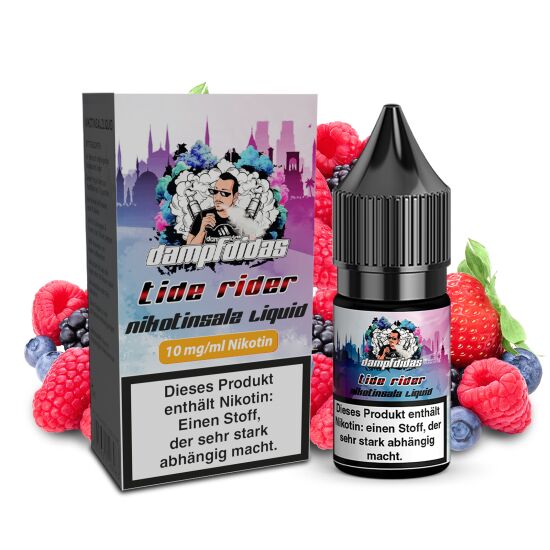Dampfdidas Nikotinsalz  - Tide Rider 10ml 10 mg