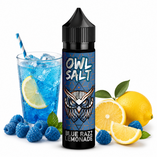 Blue Razz Lemonade Aroma OWL Salt Longfill 10 ml in 60 ml