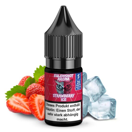 Eulenshot Aroma Strawberry Ice 20 mg Nikotinsalz 10 ml
