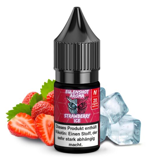 Eulenshot Aroma Strawberry Ice 20 mg Nikotin 10 ml