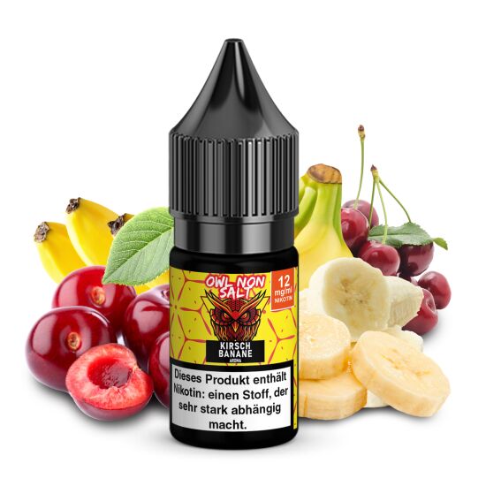OWL Non SALT Liquid Kirsch Banane 10 ml 12 mg