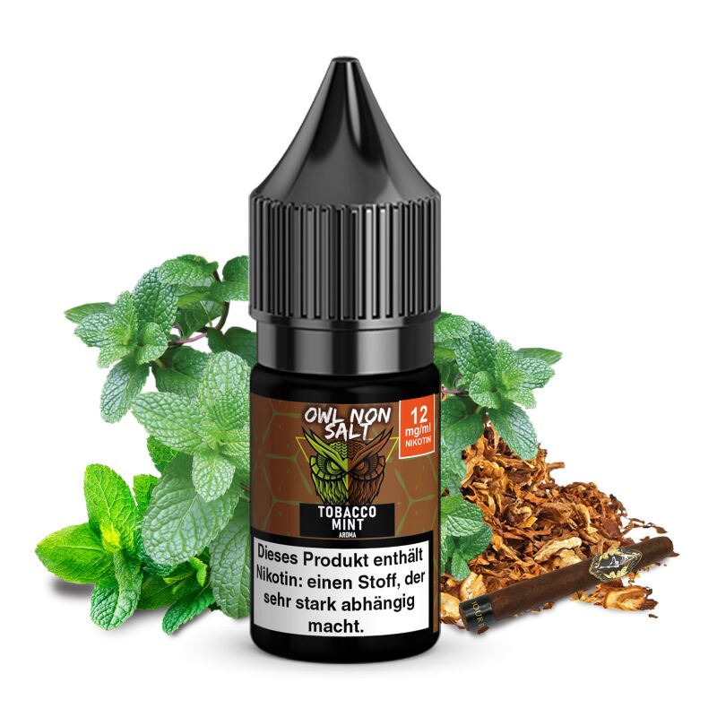 OWL Non SALT Liquid Tobacco Mint 10 ml 12 mg