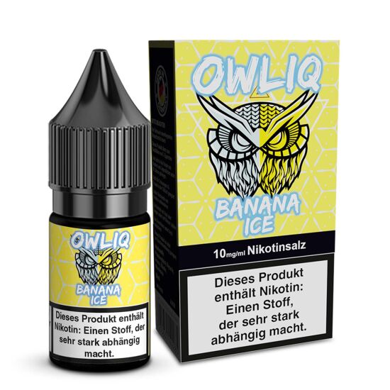 Banana Ice Liquid | OWLIQ 10 ml 10 mg