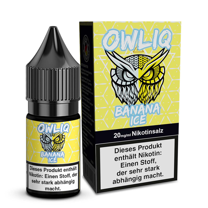 Banana Ice Liquid | OWLIQ 10 ml 20 mg