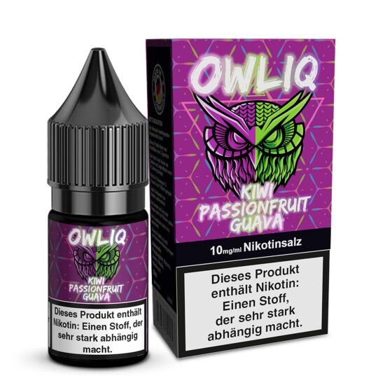 Kiwi Passionfruit Guava Liquid | OWLIQ 10 ml 10 mg