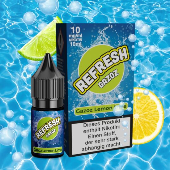 Lemon Lime Brause Nikotinsalzliquid - REFRESH GAZOZ 10 mg
