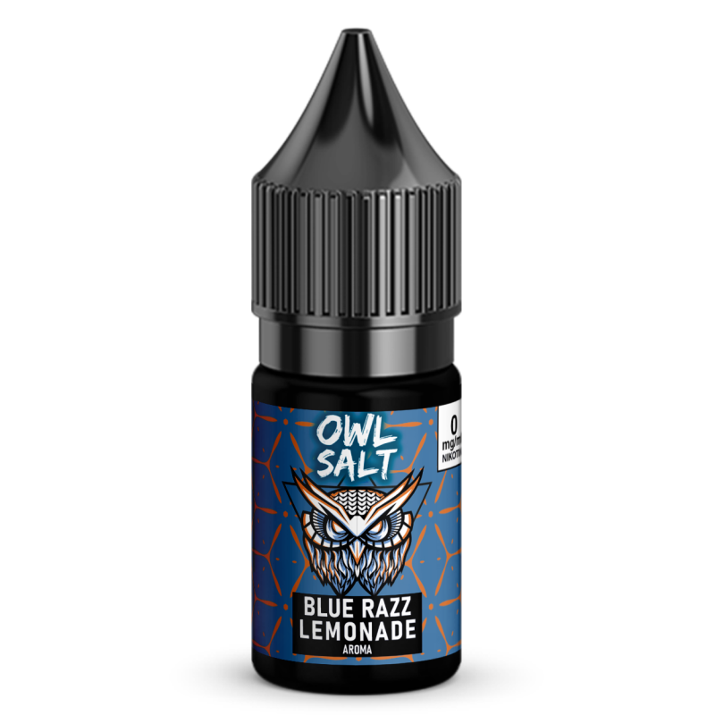 Liquid Blue Razz Lemonade Aroma - OWL SALT 10 ml 0 mg