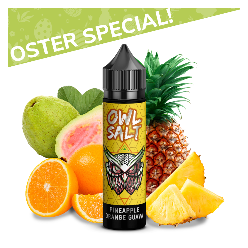 Pineapple Orange Guava Aroma OWL Salt Longfill 10 ml in 60 ml