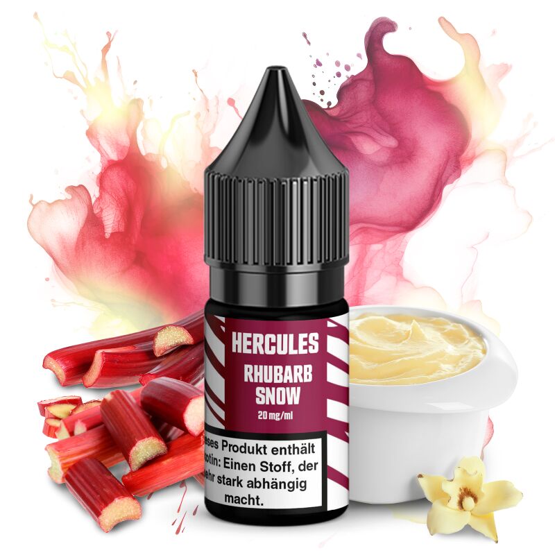 Hercules Nikotinsalzliquid Rhubarb Snow 10 ml 20 mg