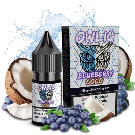 Liquid Blueberry Coco Aroma - OWLIQ 10 ml