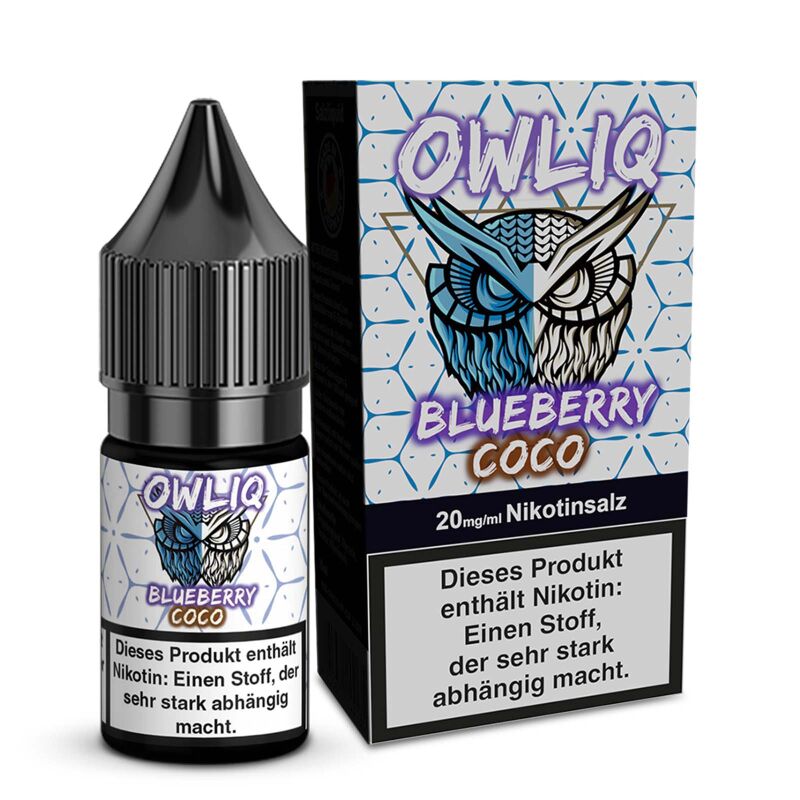 Blueberry Coco Liquid | OWLIQ 10 ml 20 mg