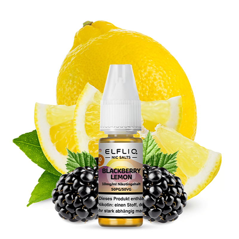 ELFLIQ Nikotinsalz Liquid 10mg Blackberry Lemon 10 ml