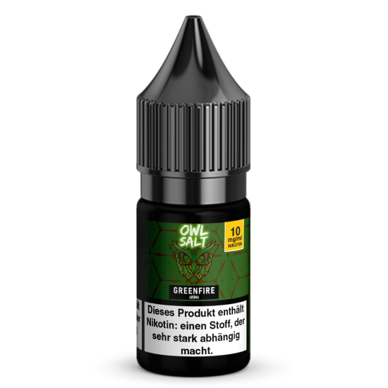 Liquid Greenfire Aroma - OWL SALT 10 ml 10 mg