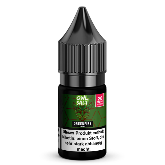 Liquid Greenfire Aroma - OWL SALT 10 ml 20 mg