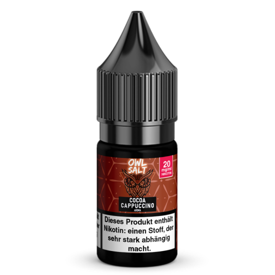 Liquid Cocoa Cappuccino Aroma - OWL SALT 10 ml 20 mg