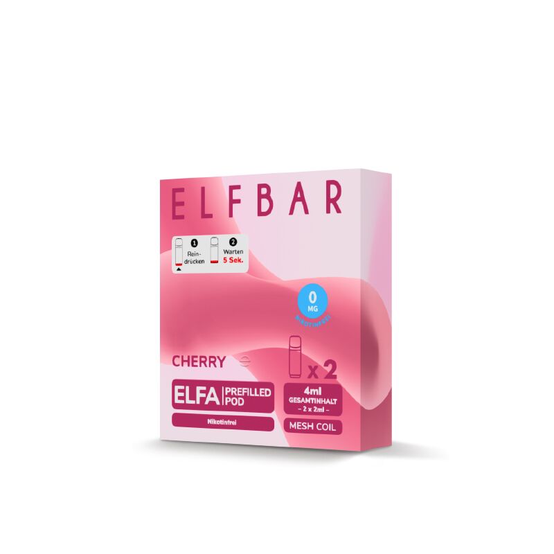 ELFBAR Pod Cherry Ice Elfa Pod 2er Pack 0 mg