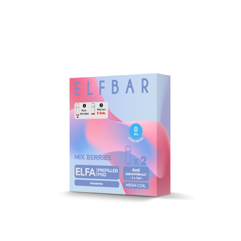 ELFBAR Pod Mix Berries Elfa Pod 2er Pack 0 mg